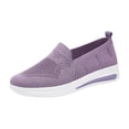 thumbnail image 2 of Walking Shoes, Women Shoes, Office Shoes, Shoes for Women, Womens Shoes, Women's Mesh-Comfortable Athletic Walking Shoes Slip On Casual Sneakers, Purple 8, 2 of 9