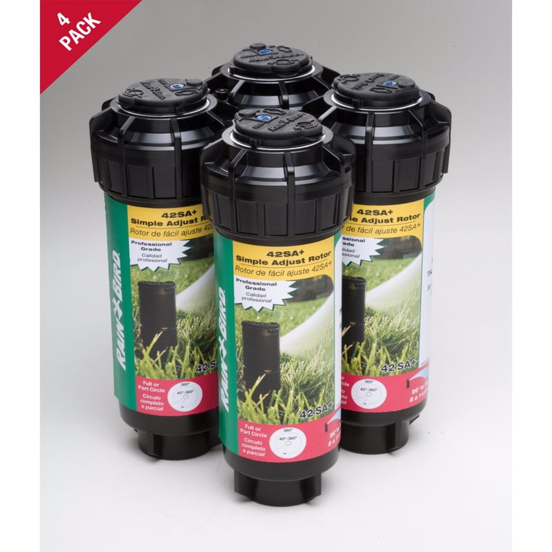Rain Bird 42SA+/4PKS 42SA+ Simple Adjust Rotor 4 Pack - Walmart.com