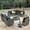 Black, variant on Ovios 10 Pieces Patio Glider Chair Set Outdoor Swivel Rocking Chairs with Side Table,Dark Gray