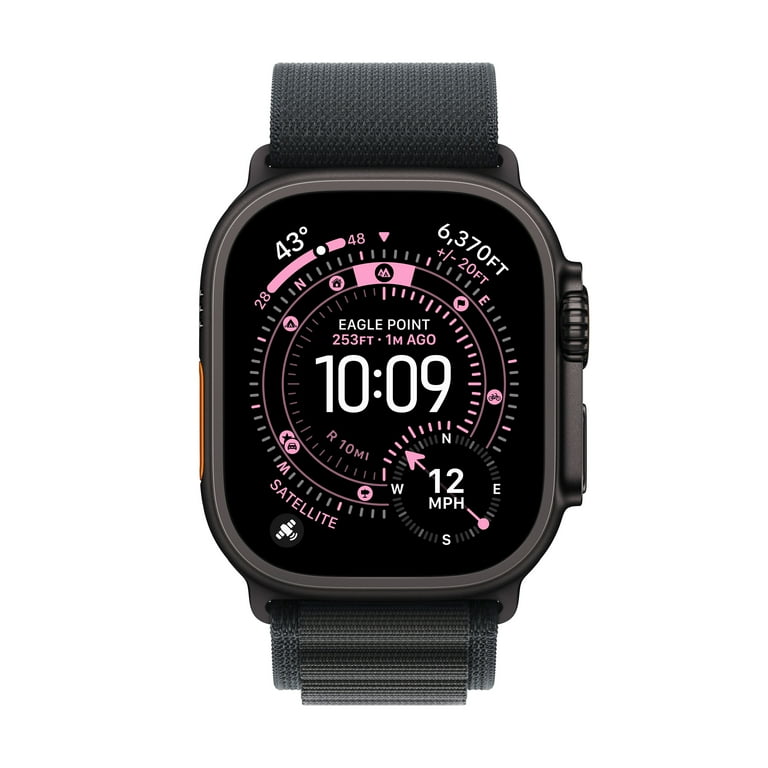 Apple Watch Ultra 3 GPS + Cellular 49mm Black Titanium Case with