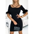 thumbnail image 3 of Black Feather Dress, 3 of 5
