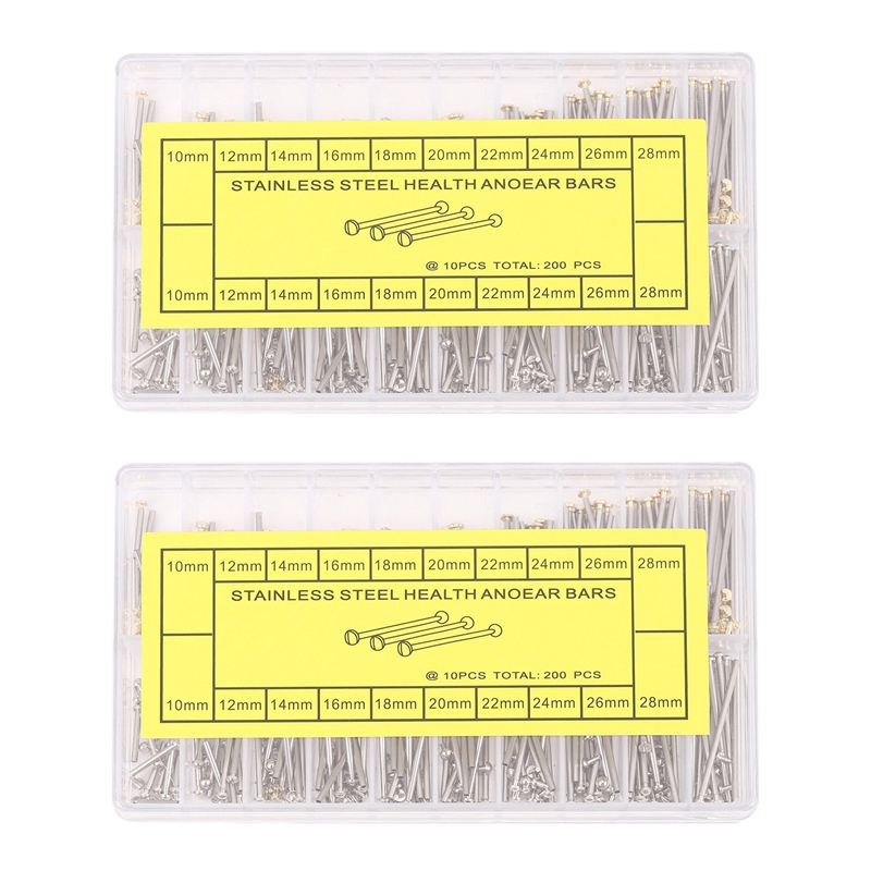 2 Box Watch Repair Tools Set Kits Watch Strap Screws Assortment Tube