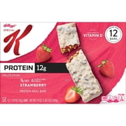 Special K Bar Strawberry Chewy Protein Meal Bars, 12g Protein Snacks, 19 oz, 12 Count