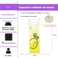 thumbnail image 2 of Cama Montable Inflable De Limón Bestway Plástico Resistente, 2 of 5