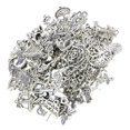 thumbnail image 3 of DIY Accessories 100 Pack Silver Christmas Theme Pendants For Jewelry Making Including Necklaces Bracelets And Earrings Projects, 3 of 4