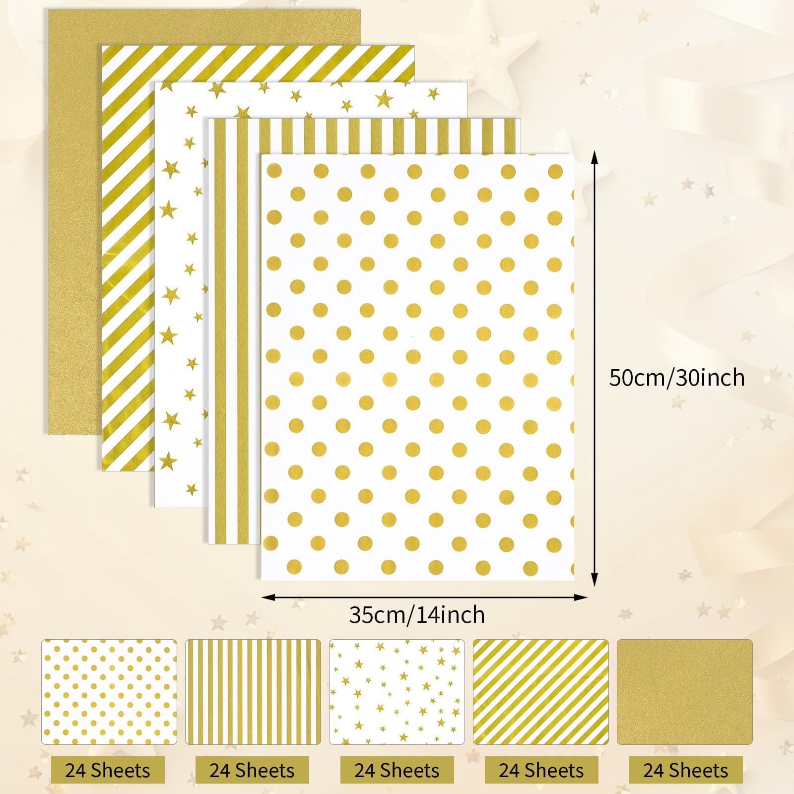 120 Sheets Tissue Paper 14x20",for Wedding,Baby Shower,Mother's Day,DIY Crafts,8 Designs(Blue Baby Shower,Blue Floral,Gold,Pink,Pink Baby Shower,Sage Green,Sage/Beige,White/Gold Thank You)