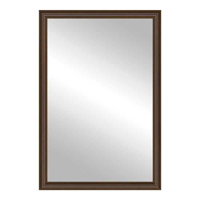 Timeless Frames 55383 24 x 30 in. Wright Framed Mirror, Walnut