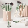 thumbnail image 2 of Set of 12 Diversity Makeup Brushes Premium Synthetic Bristles Powder Foundation Concealers Blending Lipstick Eyeshadow Eyebrow Highlighter Makeup Brush, 2 of 8