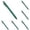 Green*10, variant on Hilingoto 10-Pieces Ballpoint Pens Retractable Comfortable Writing Pens Cute In Medium Point .0 Mm for Teacher Student Bridal Shower 5ml