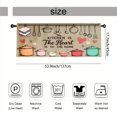 thumbnail image 3 of Rdsfhsp Kitchen Window Valance Curtain, Cooking Quote Pattern Decorative Rod Pocket Short Curtain for Farmhouse Home Decor, 3 of 5