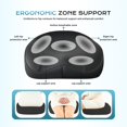 thumbnail image 3 of Almohadilla para asiento de auto Coverado con soporte lumbar de espuma viscoelástica, 3 of 9