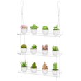 thumbnail image 3 of Estantes acrílicos ajustables de 16 pulgadas para plantas Otniap de 3 niveles, 3 of 9