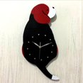 thumbnail image 1 of Varios De Acrílico Creativos Perros Reloj De Pared Cola Wag Swing Pendulum Clock Decoración para hogar Niños Regalos Para Estudiantes Red Head Dog (meneando) BLESIY reloj de pared gato, 1 of 7