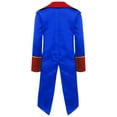 thumbnail image 2 of Aislor Manteau Prince Médiéval pour Enfants Garçons Révolutionnaire de Guerre à Manches Longues Queue-de-Pie Victorienne Blazers Manteau de Magicien de Spectacle Bleu Royal 16, 2 of 6