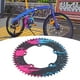 thumbnail image 5 of Anillo De Cadena De Bicicleta, Dientes Negativos Positivos De ánodo Multicolor De Plato Para Bicicletas De Carretera, 5 of 8