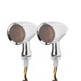 thumbnail image 3 of 2Pcs Motorcycle Turn Signal Lamp Brake Light Vintage Grille Modification Accessory, 3 of 5