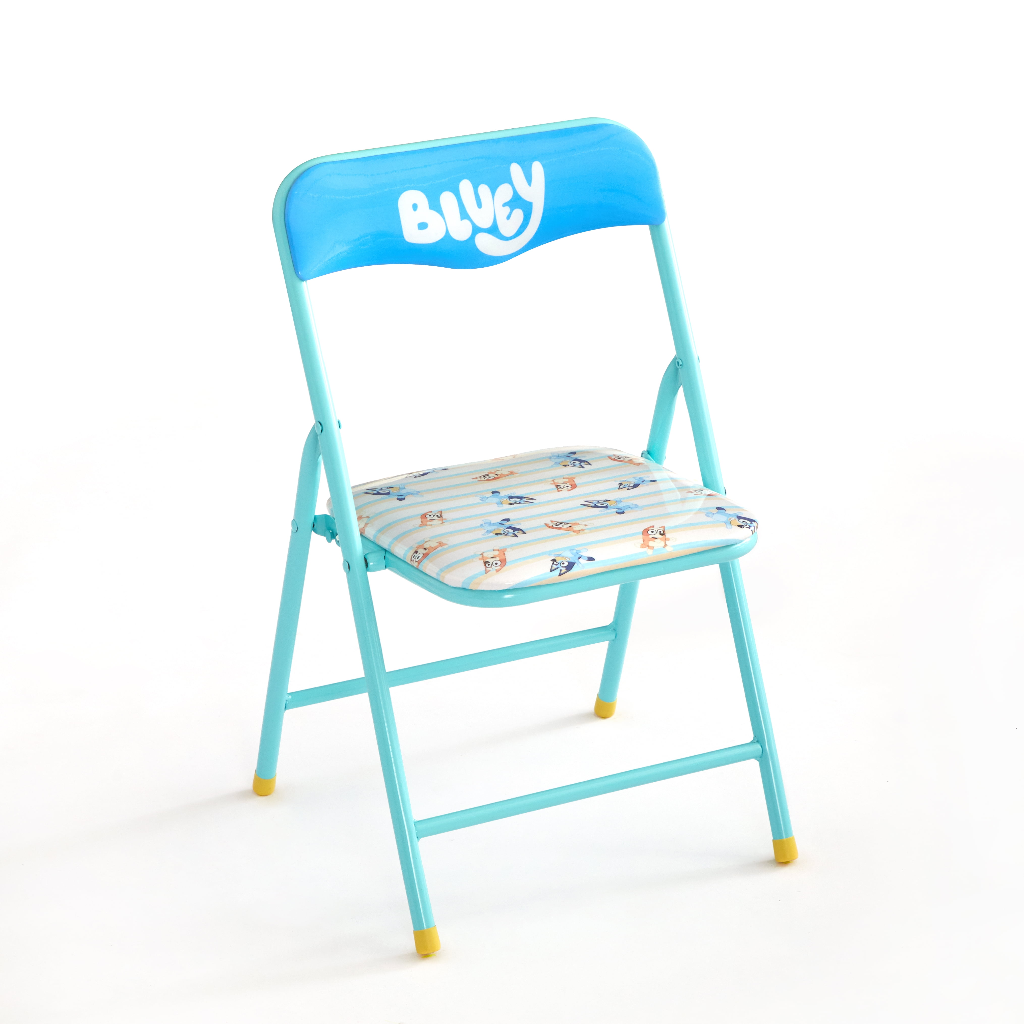 Bluey Kids 3 Piece Blue Table And Chair Set