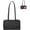 Small-black, variant on Nylon Bowler Bag for Women: Slouchy Lightweight with Loop
