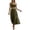 Green, variant on KHONTS Two Piece Set for Women Boho Flowy A-Line Maxi Skirt Spaghetti Strap Crop Tops Summer Vacation Outfits Blue S