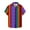 Multicolor#11, variant on ZCFZJW Mens Summer Short Sleeve Button Down T-Shirts Casual Colorful Striped Print Hawaiian Tees Tops Loose Fit Collared Beach Shirts Multicolor#02 S