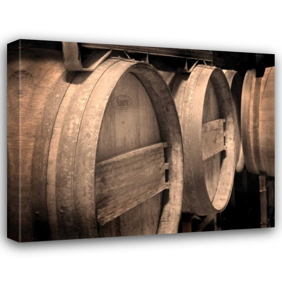 Scott Larson 18x15 Gallery Wrapped Canvas Wall Art Titled - Winery V