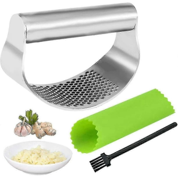 Stainless Steel Garlic Press, Heilwiy Meat Tenderizer, Heilwiy Manual Garlic Press, Heilwiy Ginger Garli Gift