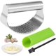 thumbnail image 1 of Stainless Steel Garlic Press, Heilwiy Meat Tenderizer, Heilwiy Manual Garlic Press, Heilwiy Ginger Garli Gift, 1 of 5