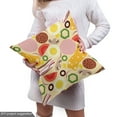thumbnail image 4 of Ambesonne Bacon Fabric by the Yard Upholstery, Graphic Pizza Toppings, 1 Yard, Multicolor, 4 of 4