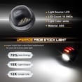 thumbnail image 4 of Riwesomey 1 par de luces de matrícula automotriz 12-24V 3W lente transparente reemplazo de lámpara de iluminación reemplazable para F 150 Bombillas para automóviles, 4 of 6