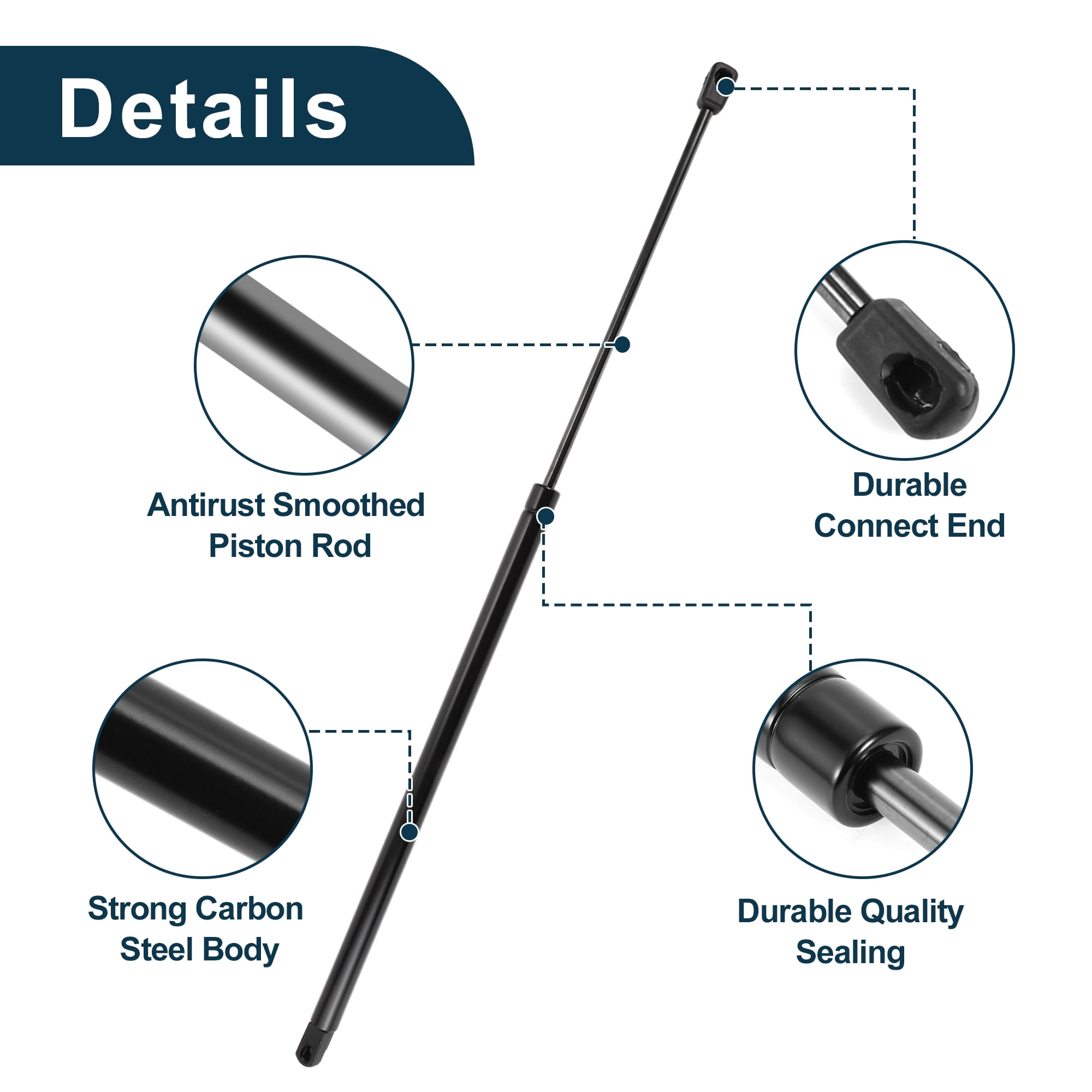 Unique Bargains Front Hood Lift Supports Struts for Buick Enclave