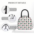 thumbnail image 4 of Disketp Buffalo Plaid Christmas Trees Bolsa Térmica para Almuerzo, Lonchera con Abertura Amplia y Gran Capacidad, Organizador Reutilizable para Mujeres, Hombres y Adultos, 4 of 6