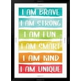 thumbnail image 5 of Art.com Rainbow Brave 1 Art Print by Kimberly Allen, Black Frame Wall Art, 32" x 44", 5 of 5