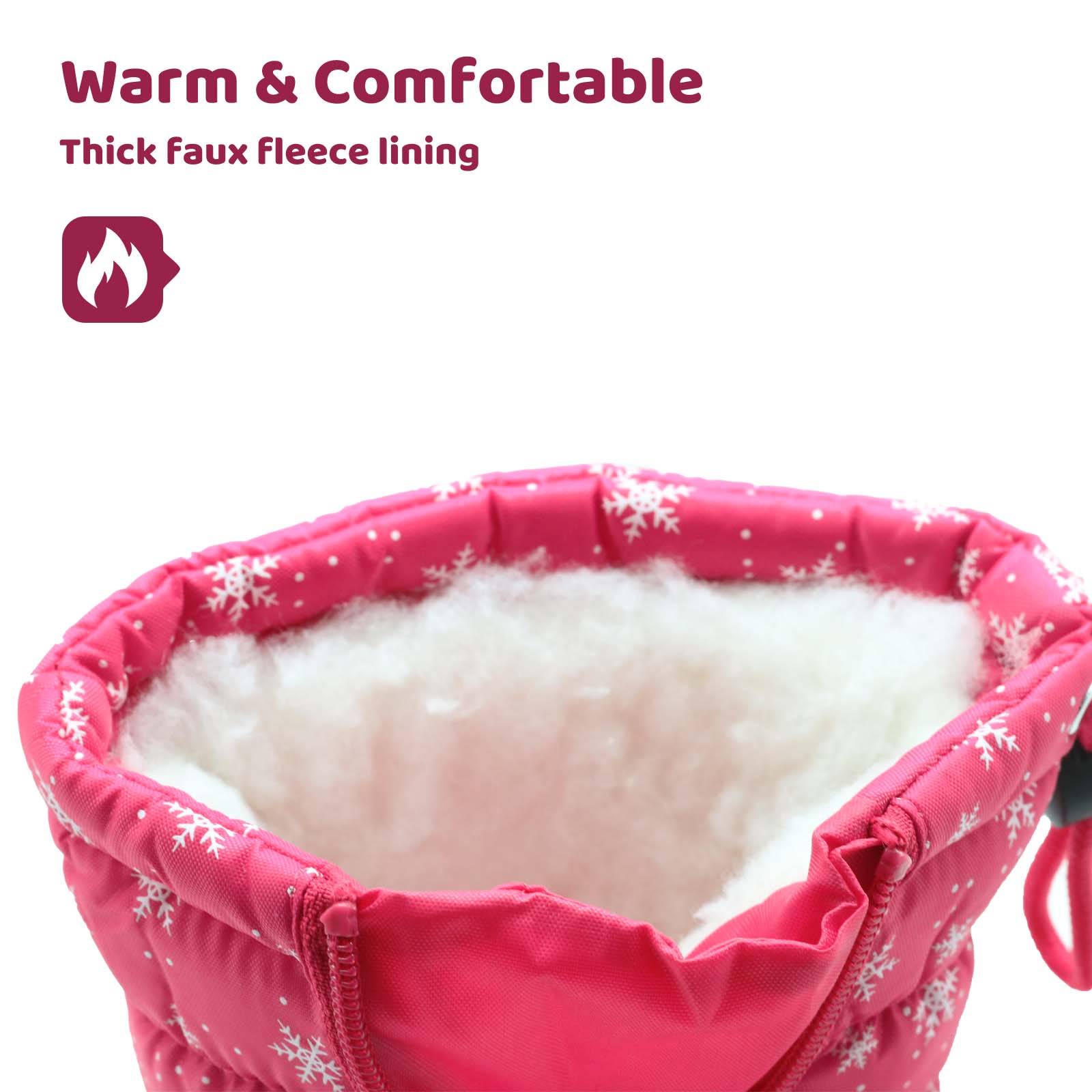 Apakowa Kids' Cold Weather Snow Boot photo 4