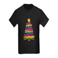 thumbnail image 1 of CafePress - Colorful Christmas Tree T Shirt - Kids Dark T-Shirt, 1 of 1