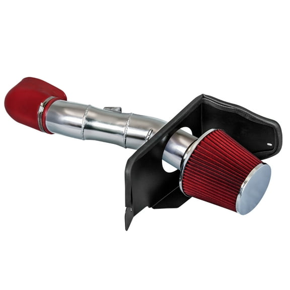 Rtunes Racing Cold Air Intake Kit Filter Combo RED Compatible For 05-09 Compatible Ford Mustang GT 4.6L V8
