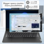 Lenovo V15 G4 15.6 FHD Business Laptop, AMD Ryzen 7 7730U, 24GB RAM, 1TB SSD, Windows 11 Pro, Black