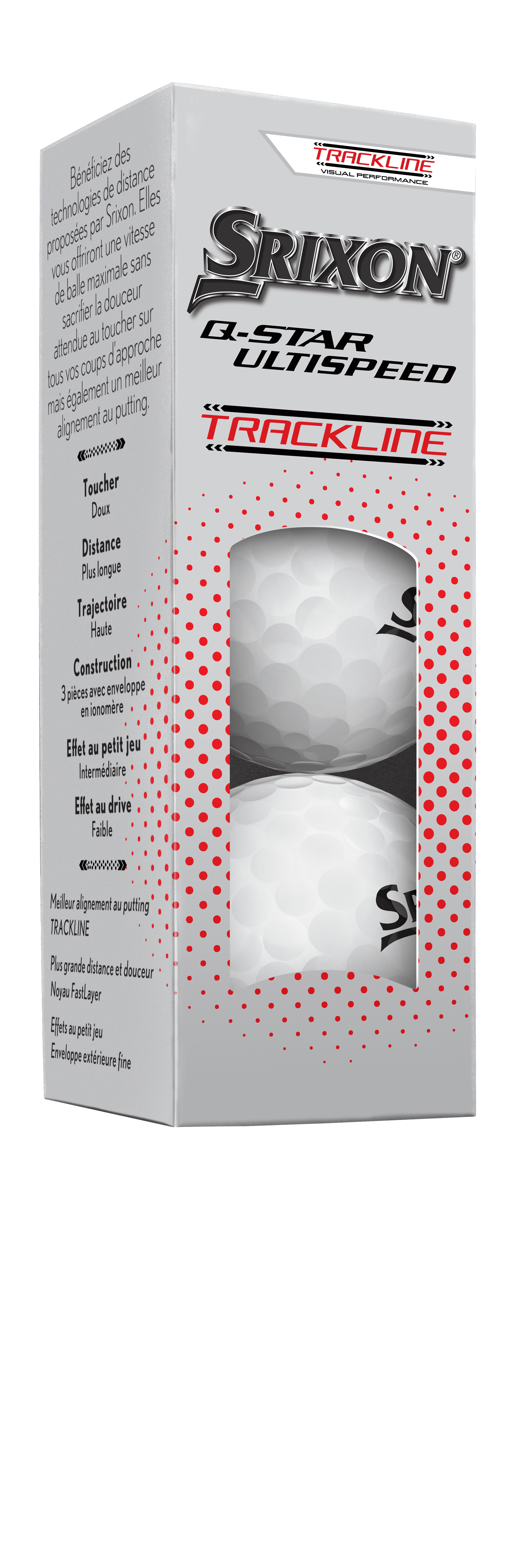 Srixon Q-Star UltiSpeed Trackline 1 Dozen Golf Balls New