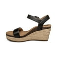 thumbnail image 5 of Aetrex Women's Sydney Quarter Ankle Strap Espadrille Wedge Sandals for Women, 5 of 6