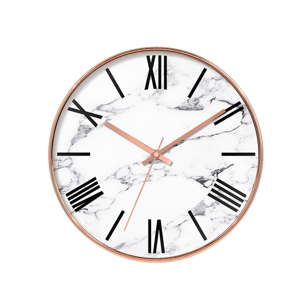Números Romanos Reloj Colgante Reloj De Pared De Estilo Europeo Reloj De Pared De Arte Moderno Reloj Decorativo Alimentado Por Batería Para El Hogar Sala De Estar Dormitorios Guardurnaity HA013591-00