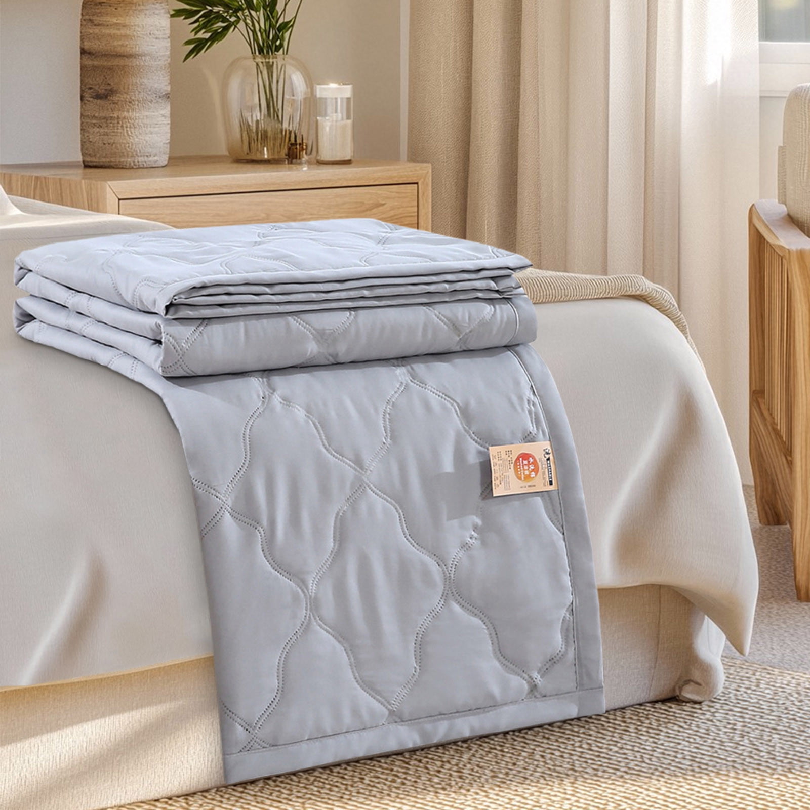 Yatlte Couette d'Été Rafraîchissante, Couette Confortable Taille Grand, Couvertures Rafraîchissantes pour Dormeurs Chauds et Sueurs Nocturnes, pour Couverture Légère Toutes Saisons