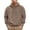 Khaki Sweatshirts for Men, variant on Mens Sweatshirts Heart Cable Twist Texture Drawstring Kangaroo Pocket Hoodie Ribbed Cuff Relaxed Pullover for Weekend Hangout Neighborhood Walk Beige L