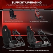 Supllueer Racing Wheel Stand Simulator Cockpit Stable Adjustable Fit for Logitech G29 G920 G923 Thrustmaster T80.Excluding Electronic Devices