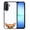 Fawn Chihuahua Dog, variant on WIRESTER Shockproof Soft Rubber Cover Case for Samsung Galaxy A17 5G 6.7" 2025, Animal White Labrador Retriever Dog On Aero Blue Background