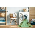 thumbnail image 2 of Ahgly Company Machine Washable Indoor Rectangle Transitional Light Green Area Rugs, 6' x 9', 2 of 7