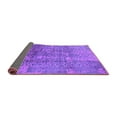 thumbnail image 2 of Ahgly Company Indoor Round Oriental Purple Industrial Area Rugs, 5' Round, 2 of 4