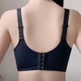 thumbnail image 3 of HBGVBA Push Up Bras for Women V Neck Thin Strap Floral Print Lace Colorblock Comfortable Bra, 3 of 4