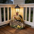 thumbnail image 6 of Solar Garden Light Chicken Statue, Waterproof LED Resin Figurine for Yard Patio Pathway Decor, B, 6 of 6