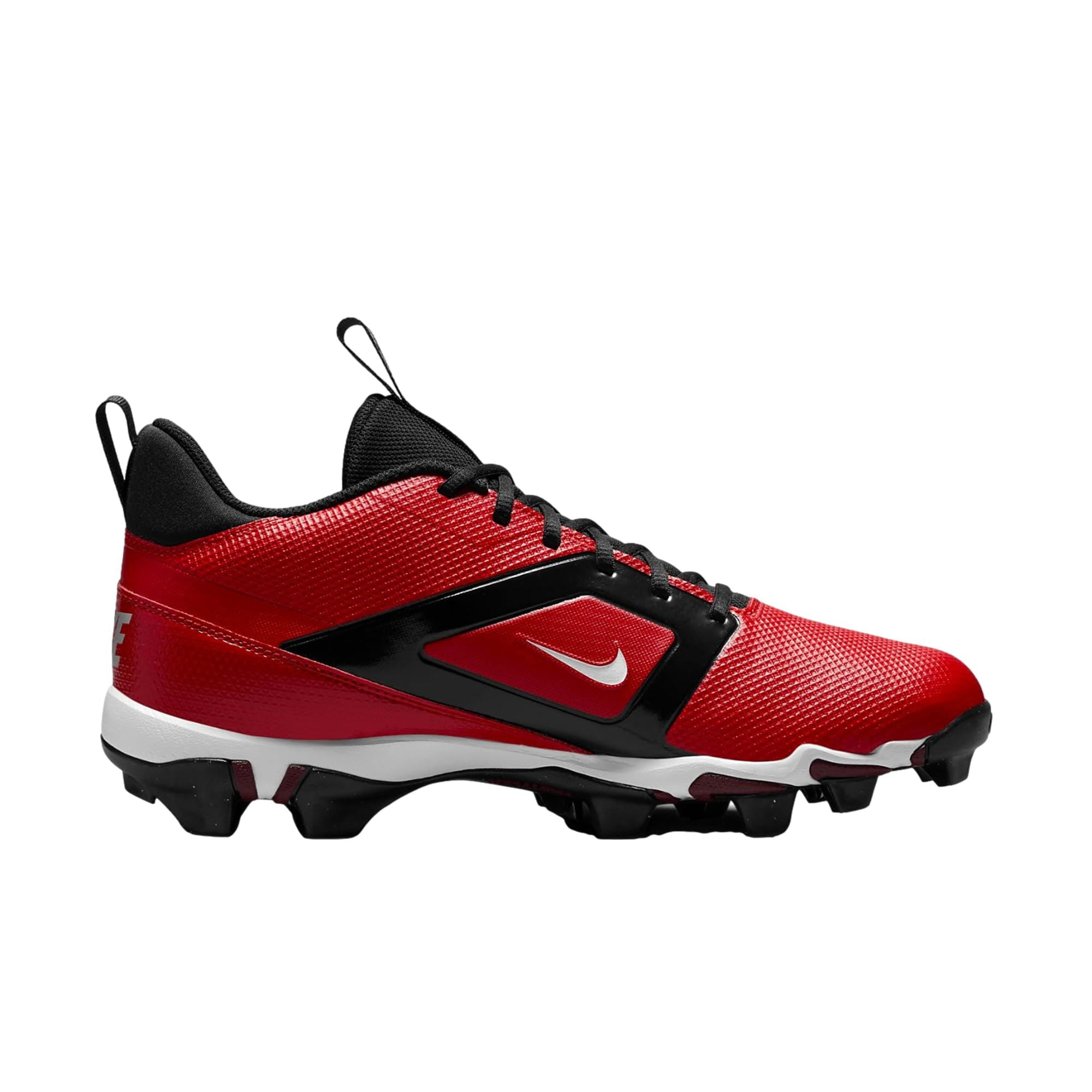 Nike Alpha Menace 4 Shark Football Cleats Color: University Red