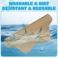 thumbnail image 3 of Glasses Cleaning Cloth 7.9" x 7.9" , Microfiber Eyeglasses Cleaner Cloths Soft Suede Wipe Screen, Brown 6 Pcs, 3 of 7