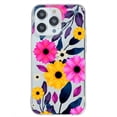 thumbnail image 1 of Funda Protector para iPhone 13 Pro Max InstaCase Flores Amarillas y Magenta, 1 of 4